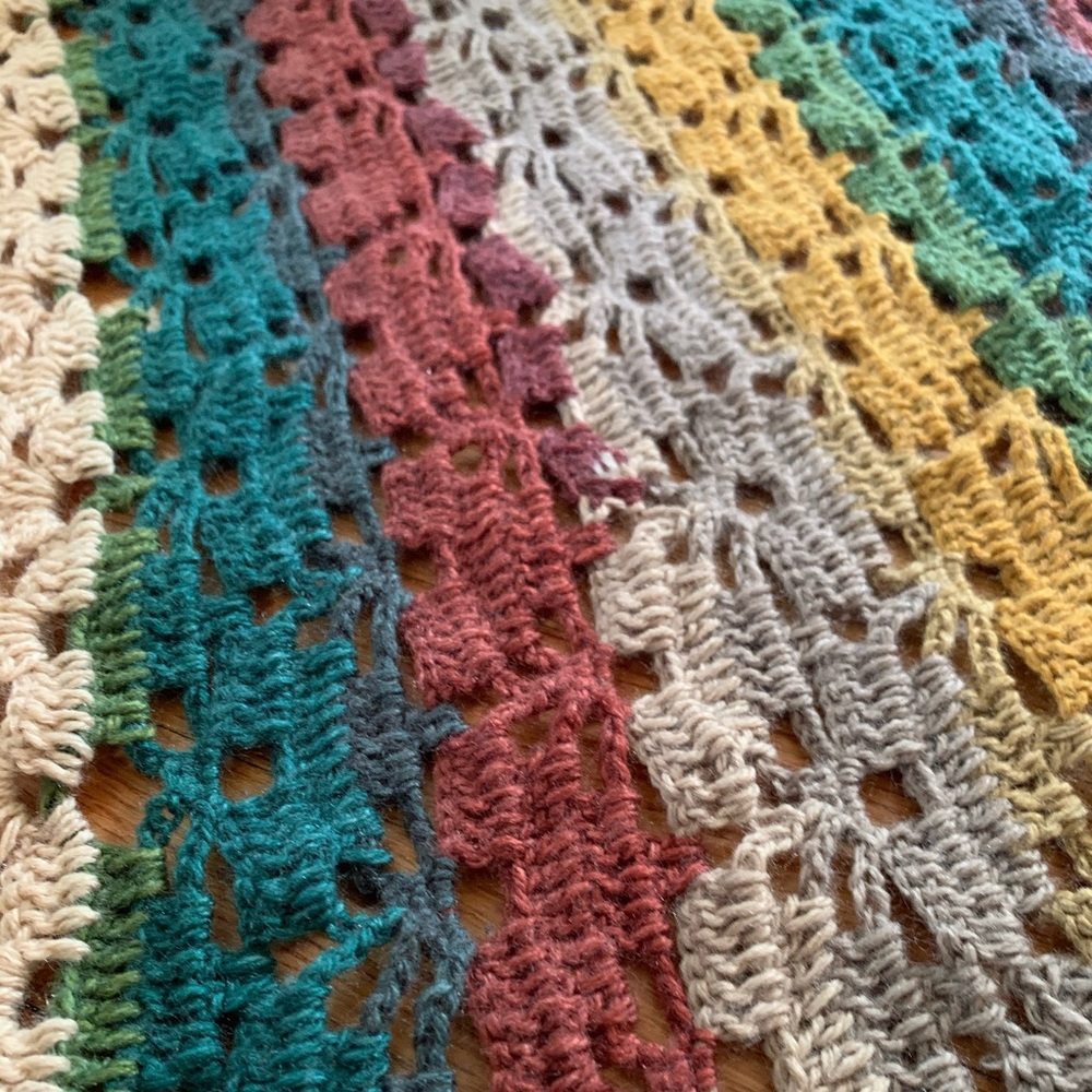 Crochet shawl - Picture 3 of 5